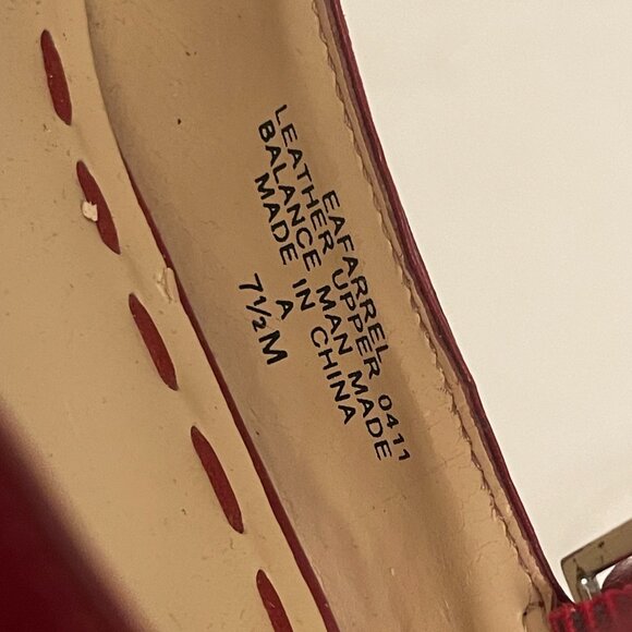 Enzo Angiolini Retro Womens 7.5 Leather Peep-Toe Platform Pump 5” Stiletto Heel - Picture 6 of 6